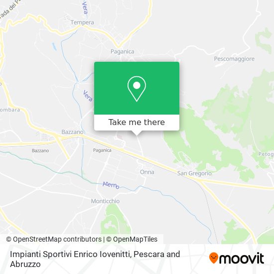 Impianti Sportivi Enrico Iovenitti map