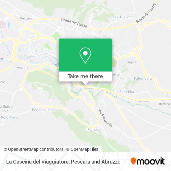 La Cascina del Viaggiatore map