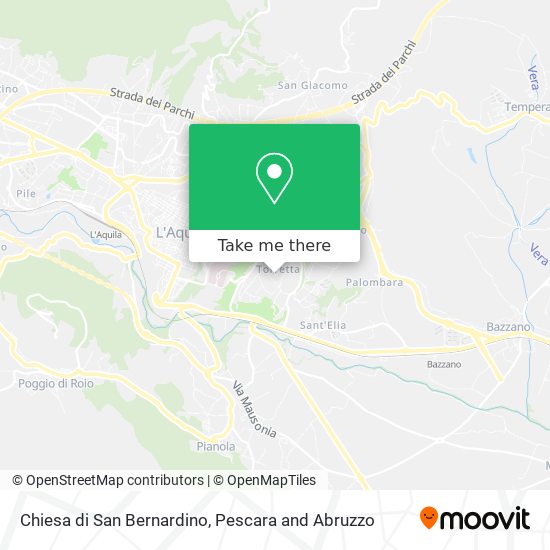 Chiesa di San Bernardino map