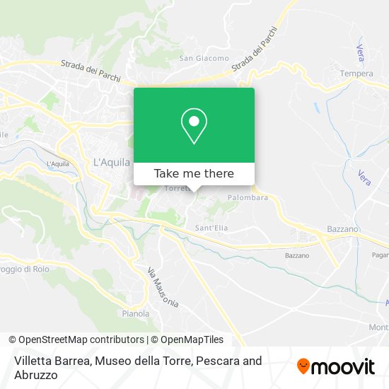 Villetta Barrea, Museo della Torre map