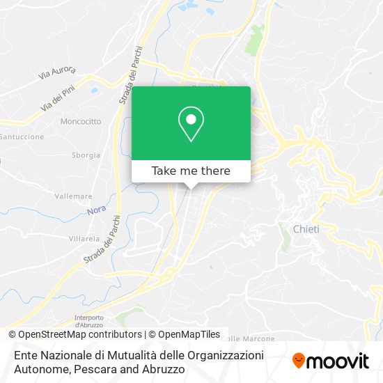 Ente Nazionale di Mutualità delle Organizzazioni Autonome map