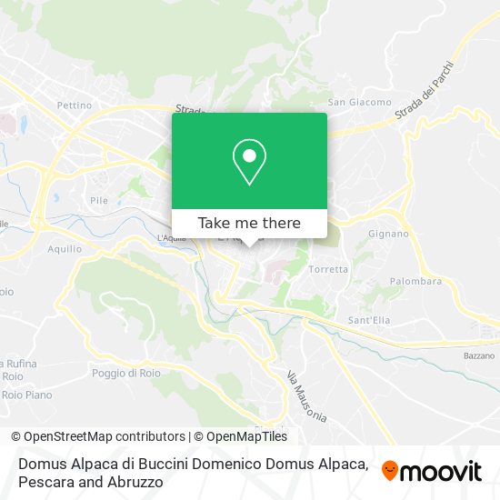 Domus Alpaca di Buccini Domenico Domus Alpaca map