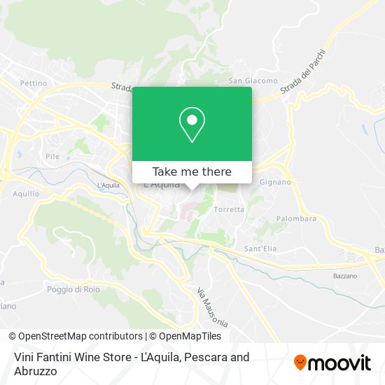 Vini Fantini Wine Store - L'Aquila map