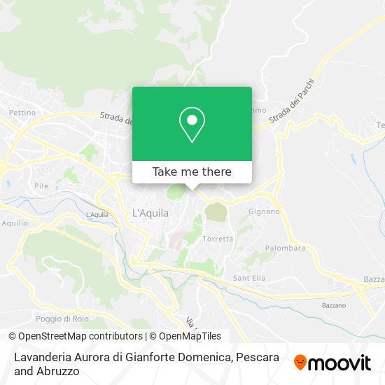 Lavanderia Aurora di Gianforte Domenica map