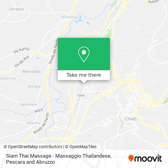 Siam Thai Massage - Massaggio Thailandese map