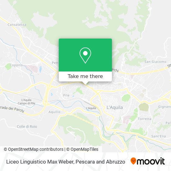 Liceo Linguistico Max Weber map