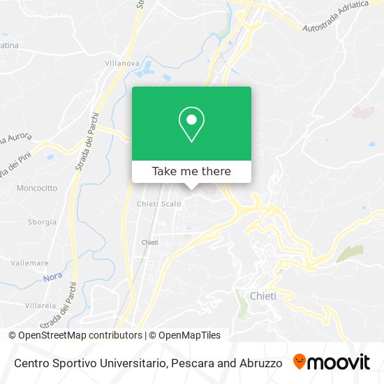 Centro Sportivo Universitario map