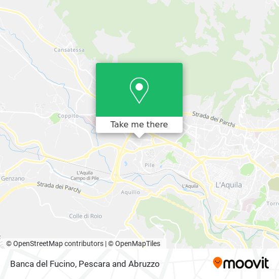 Banca del Fucino map