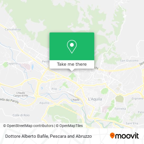Dottore Alberto Bafile map