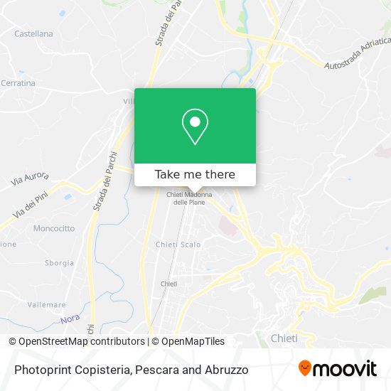 Photoprint Copisteria map