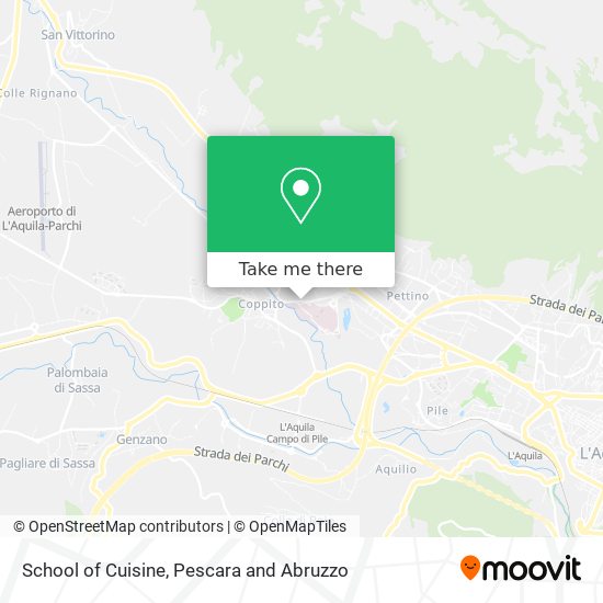 School of Cuisine map