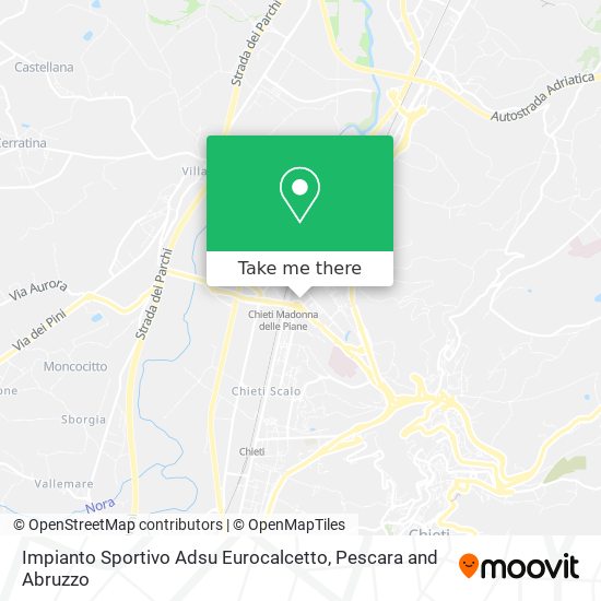 Impianto Sportivo Adsu Eurocalcetto map