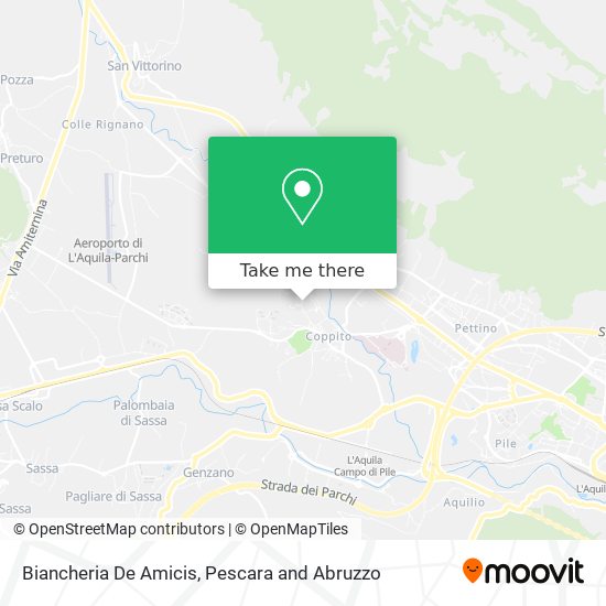 Biancheria De Amicis map