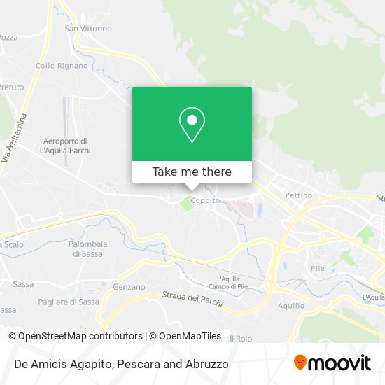 De Amicis Agapito map