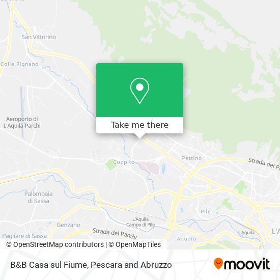 B&B Casa sul Fiume map