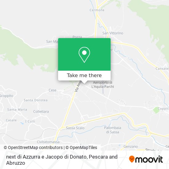 next di Azzurra e Jacopo di Donato map