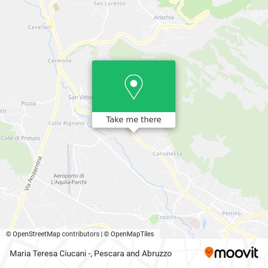 Maria Teresa Ciucani - map