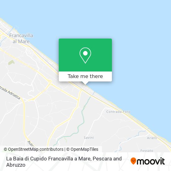 La Baia di Cupido Francavilla a Mare map