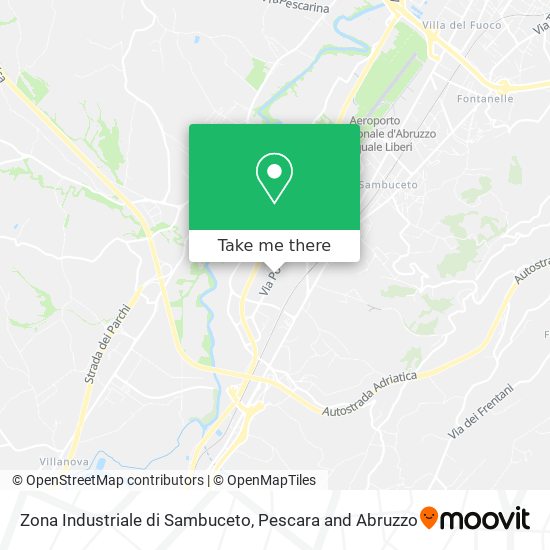 Zona Industriale di Sambuceto map