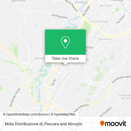 Mida Distribuzione di map