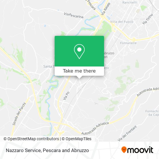 Nazzaro Service map