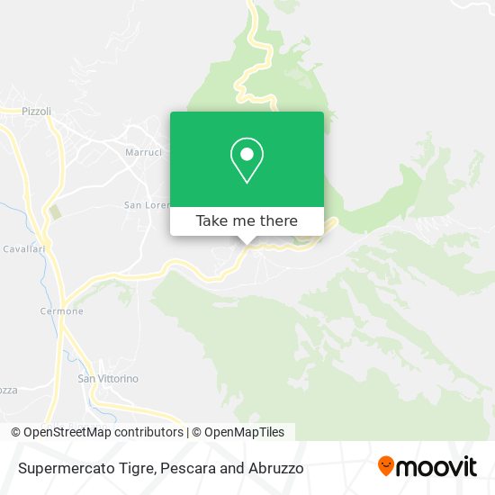 Supermercato Tigre map