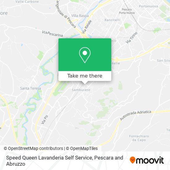 Speed Queen Lavanderia Self Service map