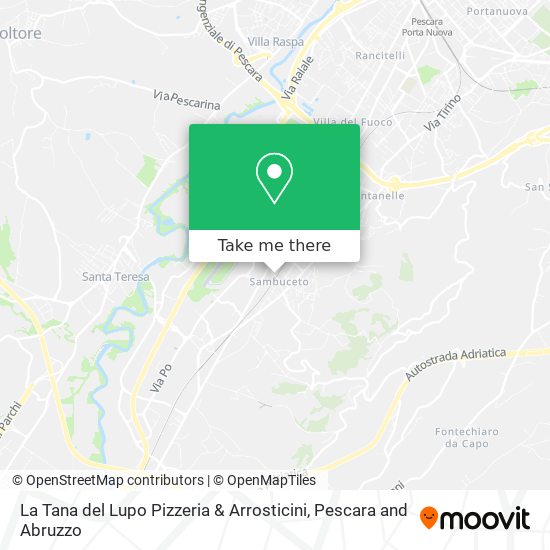 La Tana del Lupo Pizzeria & Arrosticini map