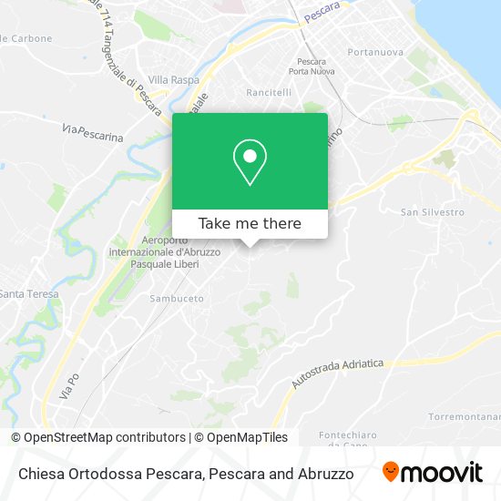 Chiesa Ortodossa Pescara map