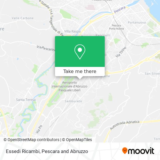 Essedi Ricambi map