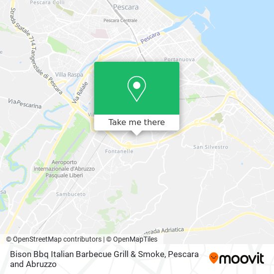 Bison Bbq Italian Barbecue Grill & Smoke map