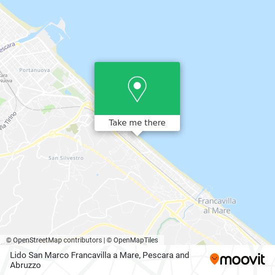 Lido San Marco Francavilla a Mare map