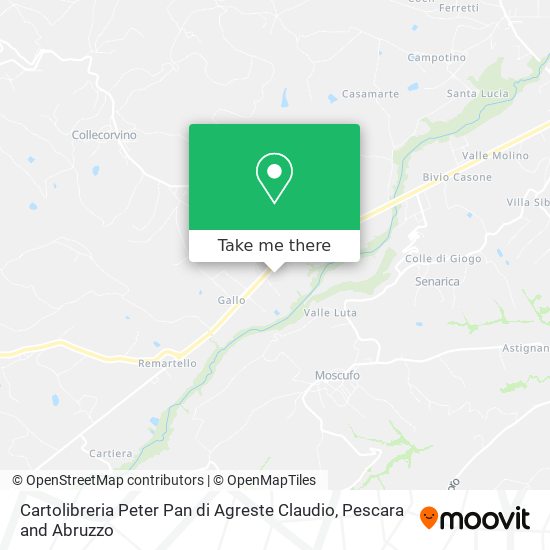 Cartolibreria Peter Pan di Agreste Claudio map