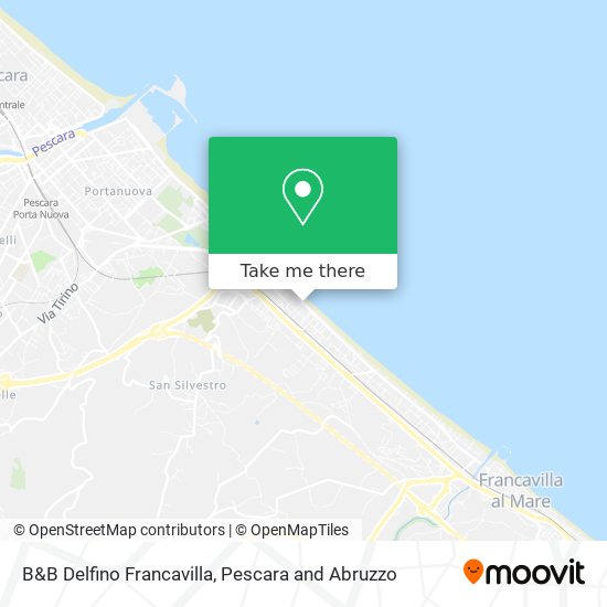 B&B Delfino Francavilla map