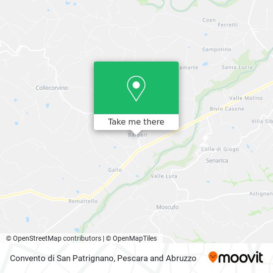 Convento di San Patrignano map