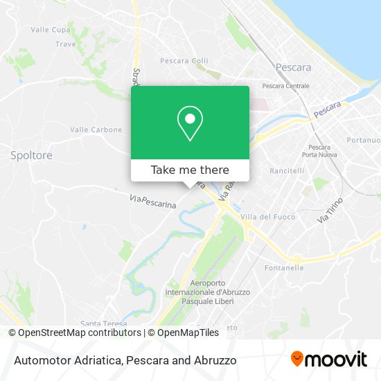Automotor Adriatica map