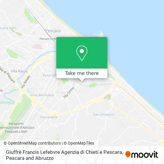 Giuffrè Francis Lefebvre Agenzia di Chieti e Pescara map