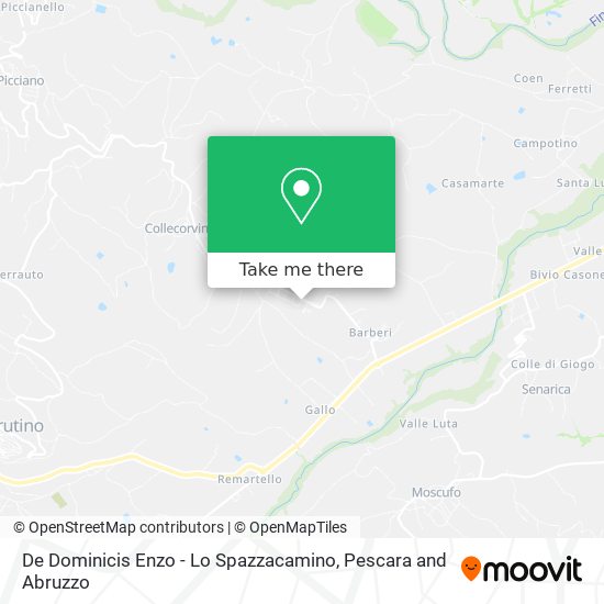 De Dominicis Enzo - Lo Spazzacamino map