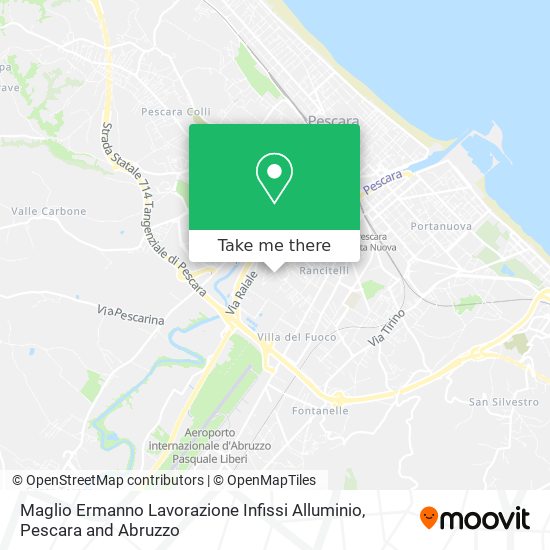 Maglio Ermanno Lavorazione Infissi Alluminio map
