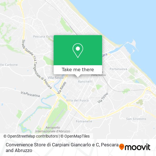 Convenience Store di Carpiani Giancarlo e C map