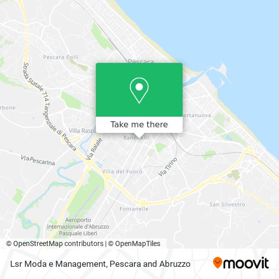 Lsr Moda e Management map