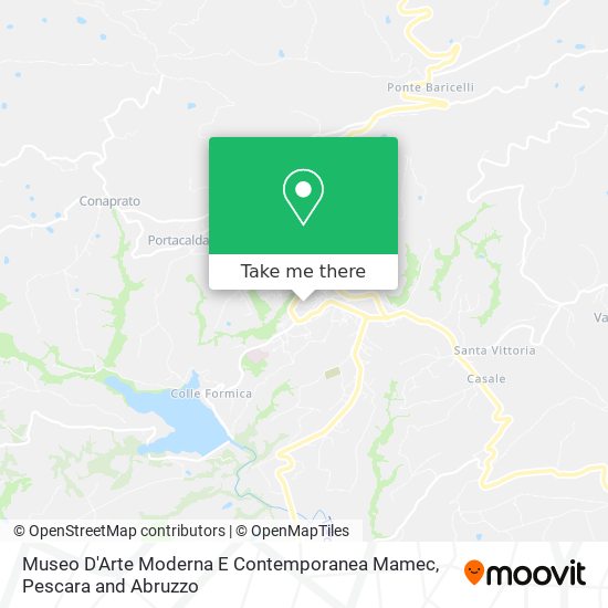 Museo D'Arte Moderna E Contemporanea Mamec map