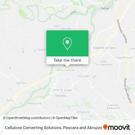 Cellulose Converting Solutions map