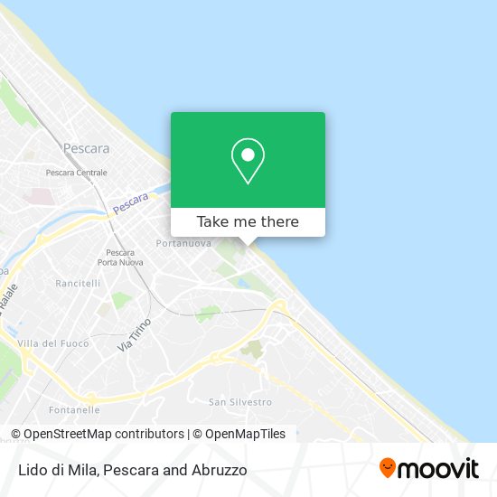 Lido di Mila map