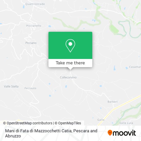 Mani di Fata di Mazzocchetti Catia map