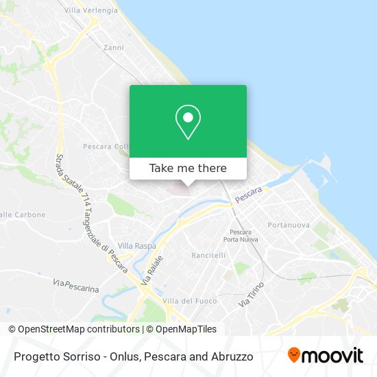 Progetto Sorriso - Onlus map