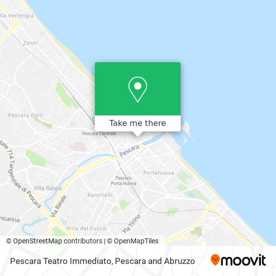 Pescara Teatro Immediato map