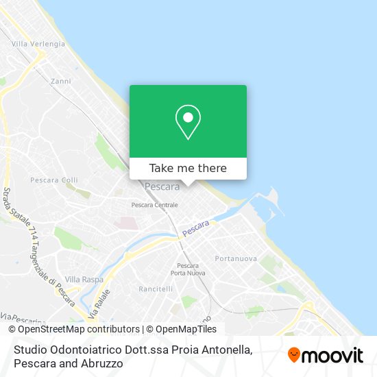 Studio Odontoiatrico Dott.ssa Proia Antonella map