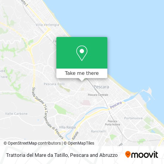 Trattoria del Mare da Tatillo map