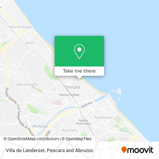 Villa de Landerset map